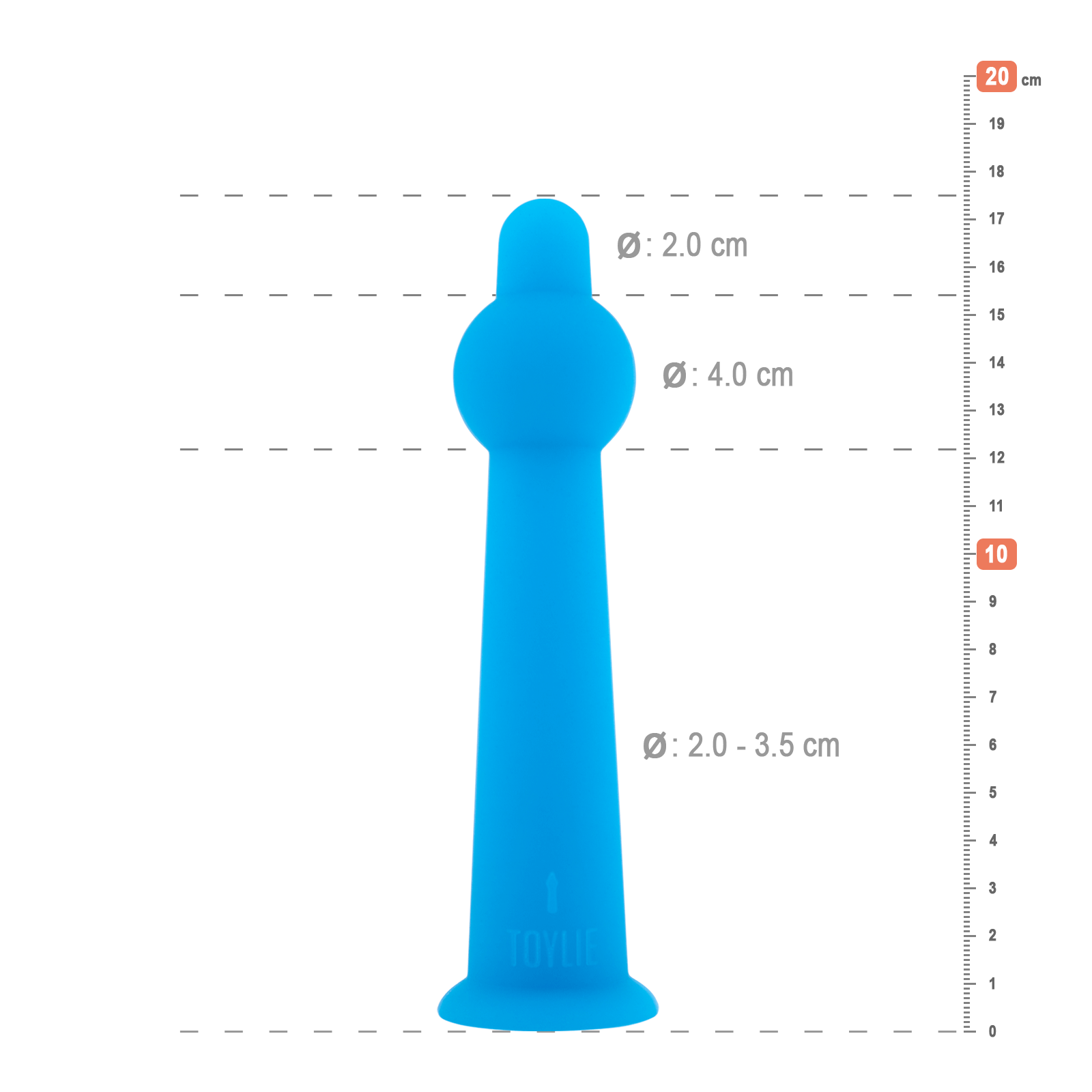 Toylie-Dildo-Hell-Blau-Maße-02